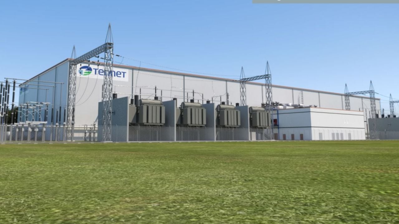 An impression of the converter station in Geertruidenberg (photo: TenneT)
