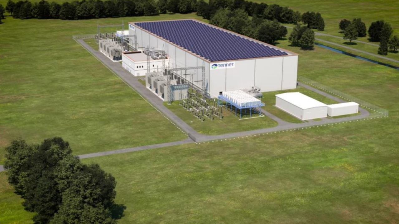 An impression of the converter station in Geertruidenberg (photo: TenneT)