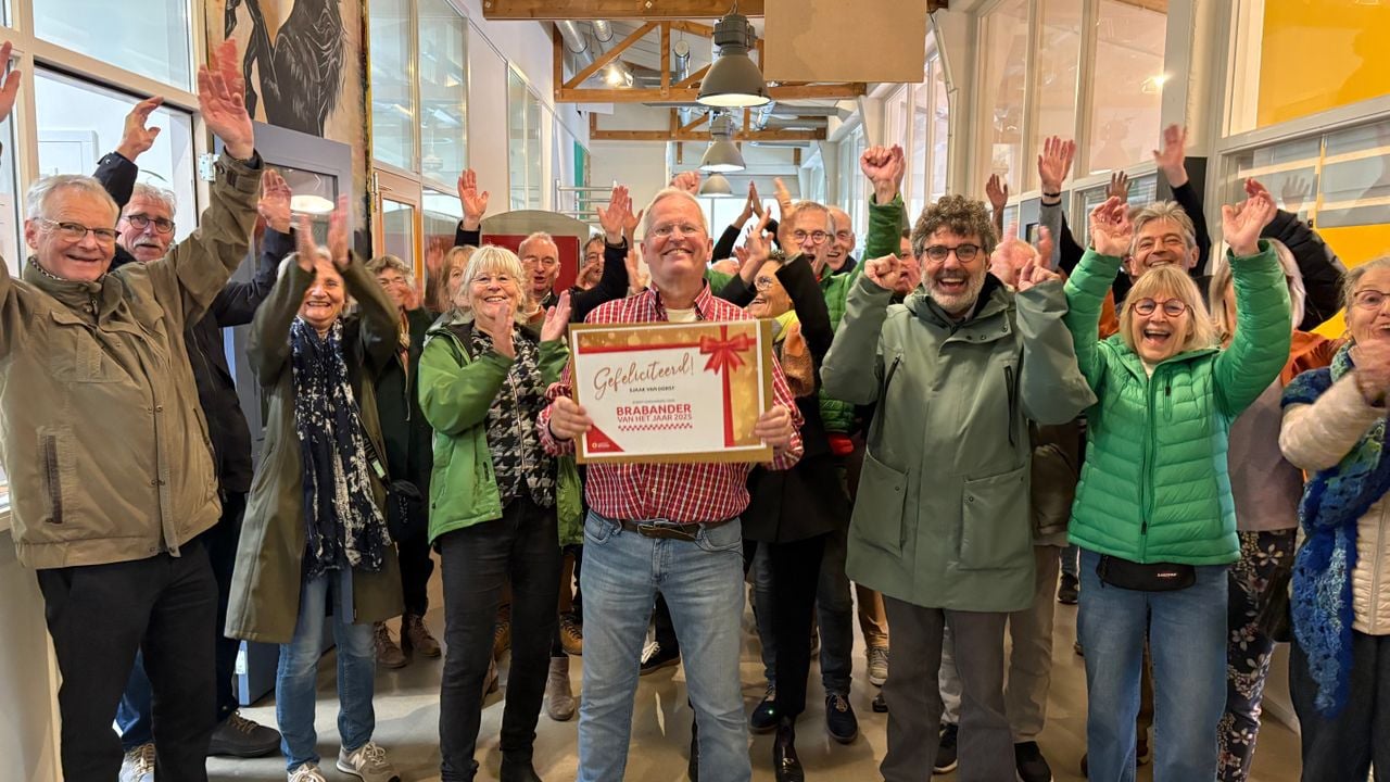 Sjaak was surprised with a certificate