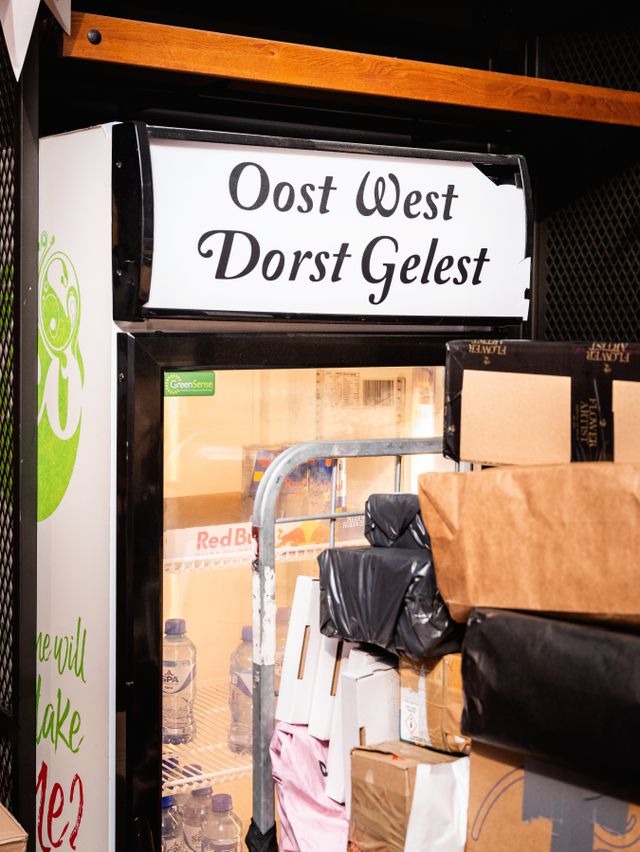 Netherlands Lunch Section The Company Canteen PostNL parcel point Gelukszaak Bekker. 