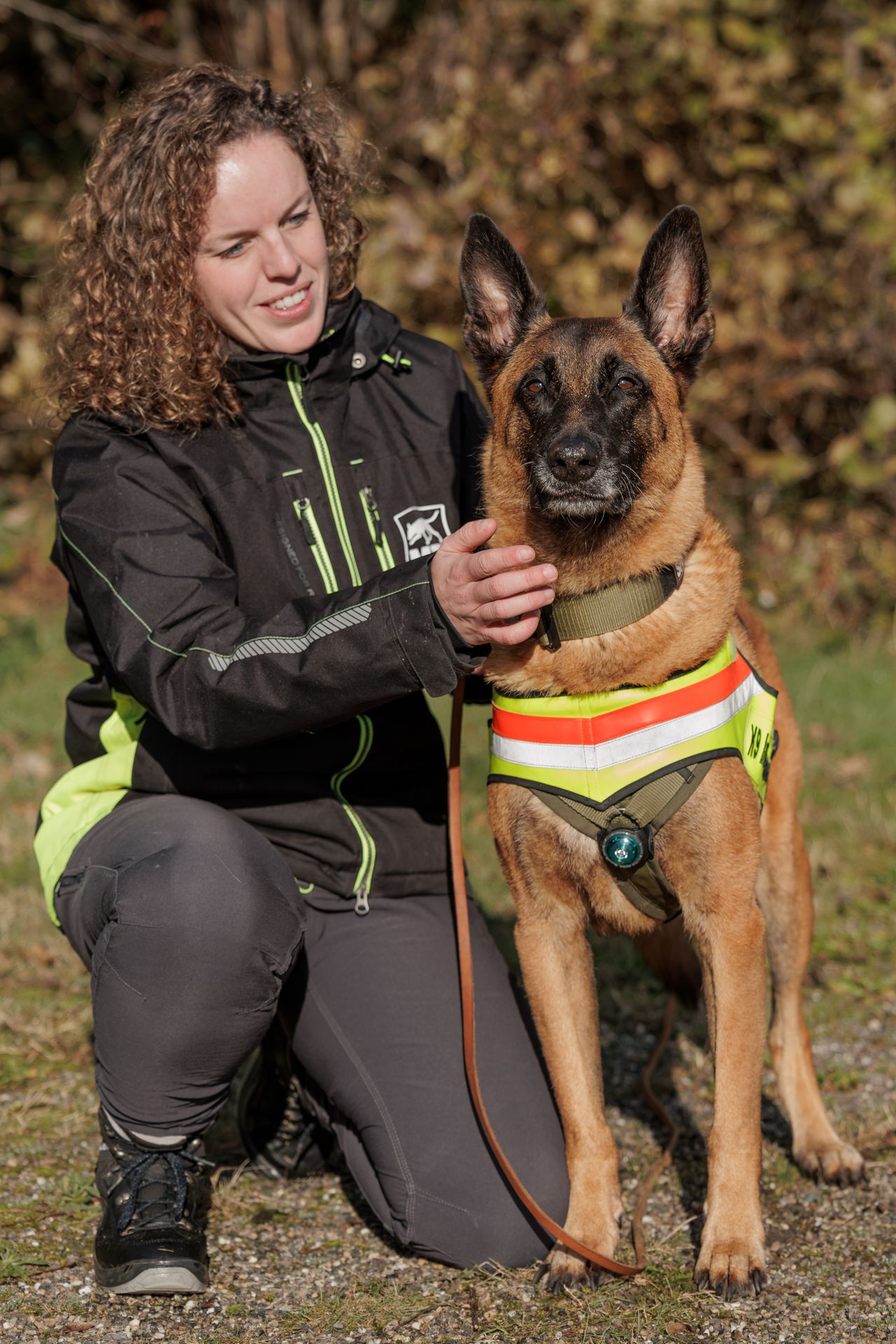 Fleur and her now retired dog Kay (photo: Studio Snuffel) 