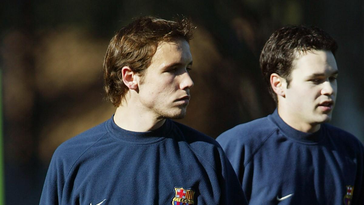 Verdú coincided at Barça with Andrés Iniesta