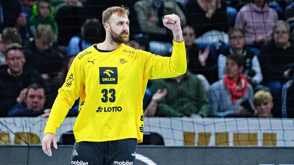 Goalkeeper Andreas Wolff from THW Kiel