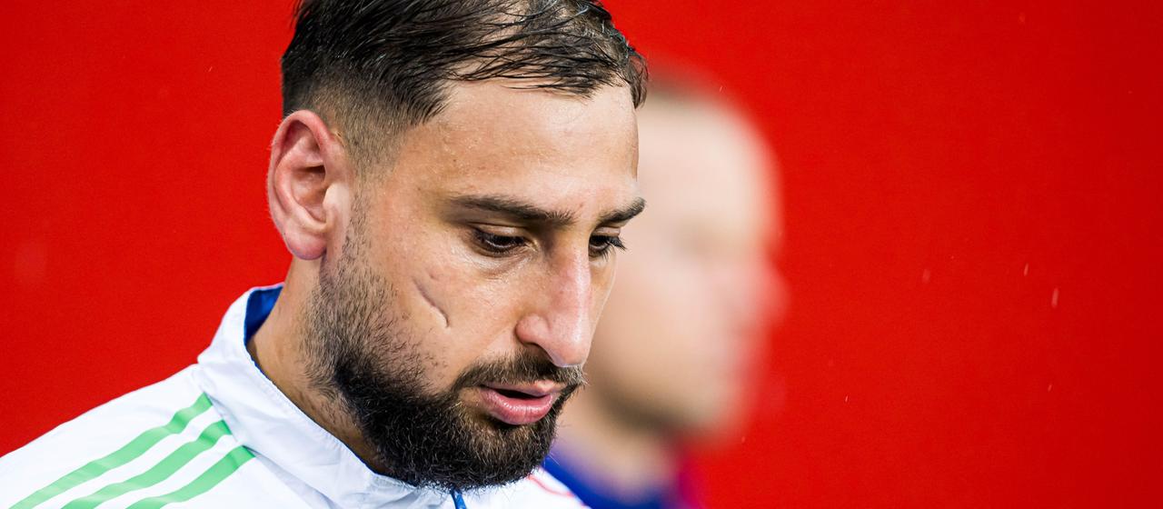 Italy's goalkeeper Gianluigi Donnarumma