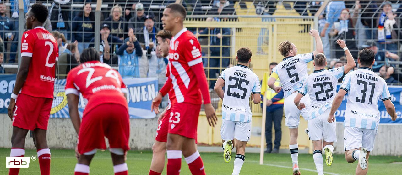 Frustration at Energie Cottbus, cheers at 1860 Munich | Image: IMAGO/Eibner