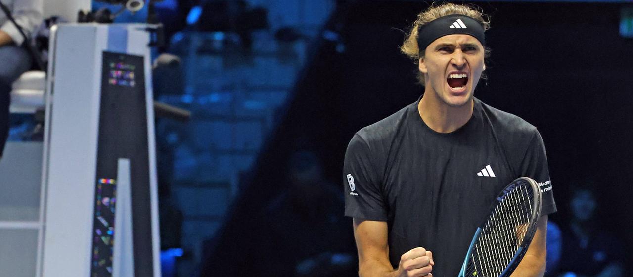 Alexander Zverev wins against Ben Shelton