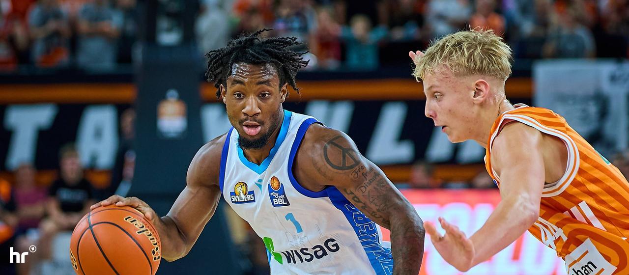 Isaiah Swope from Skyliners Frankfurt in the game in Ulm