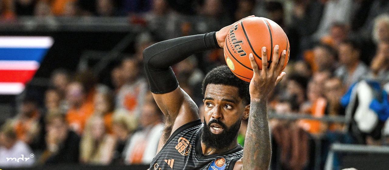 Corey Davis (Niners Chemnitz) in action.
