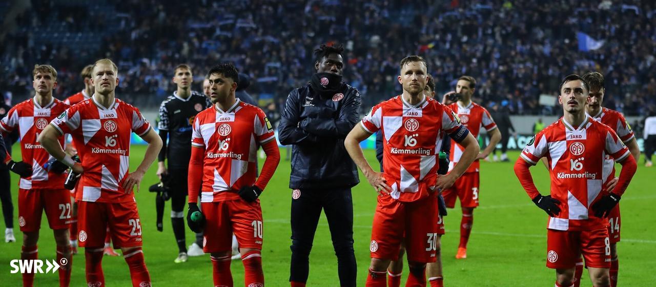 Frustration among the team and fans after Mainz's first defeat in the Conference League