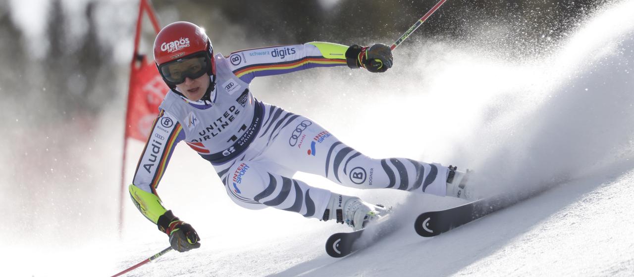 Lena Dürr at the giant slalom in Copper Mountain