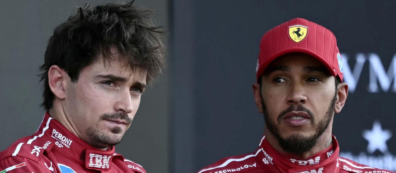 Counted by Ferrari President John Elkann: Charles Leclerc (l.) and Lewis Hamilton
