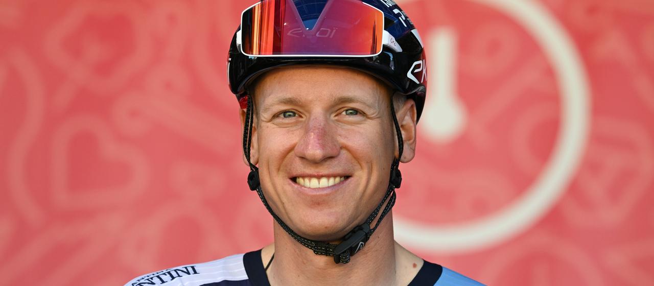 Professional cyclist Pascal Ackermann in Eschborn