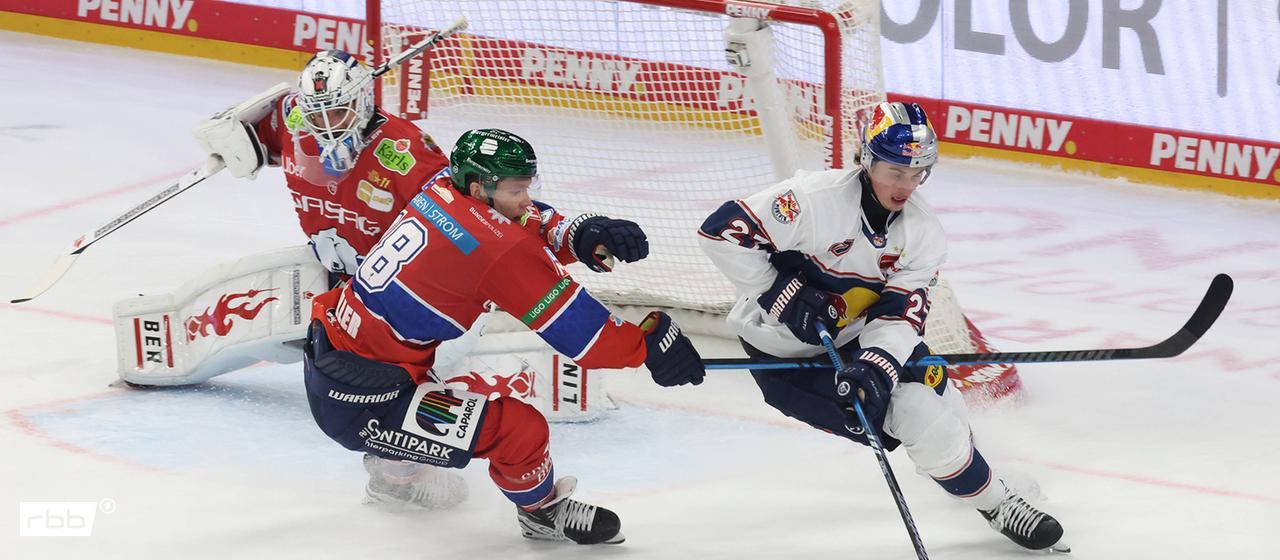 The polar bears (in red) in the game against Munich (imago images/nordphoto)