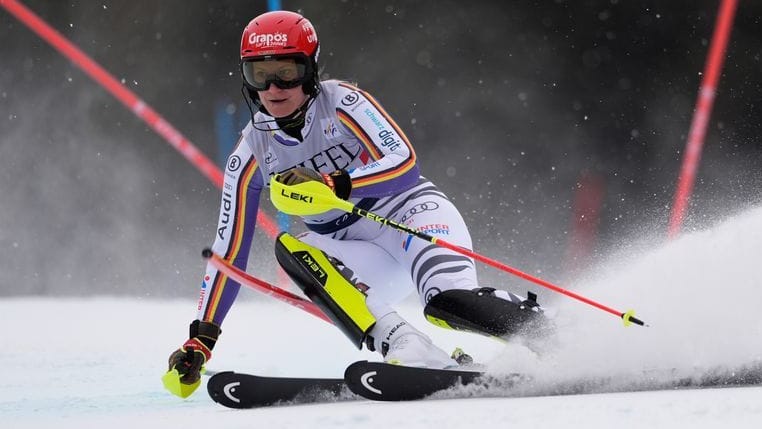 Lena Dürr in action: A fantastic second round was the key to success.