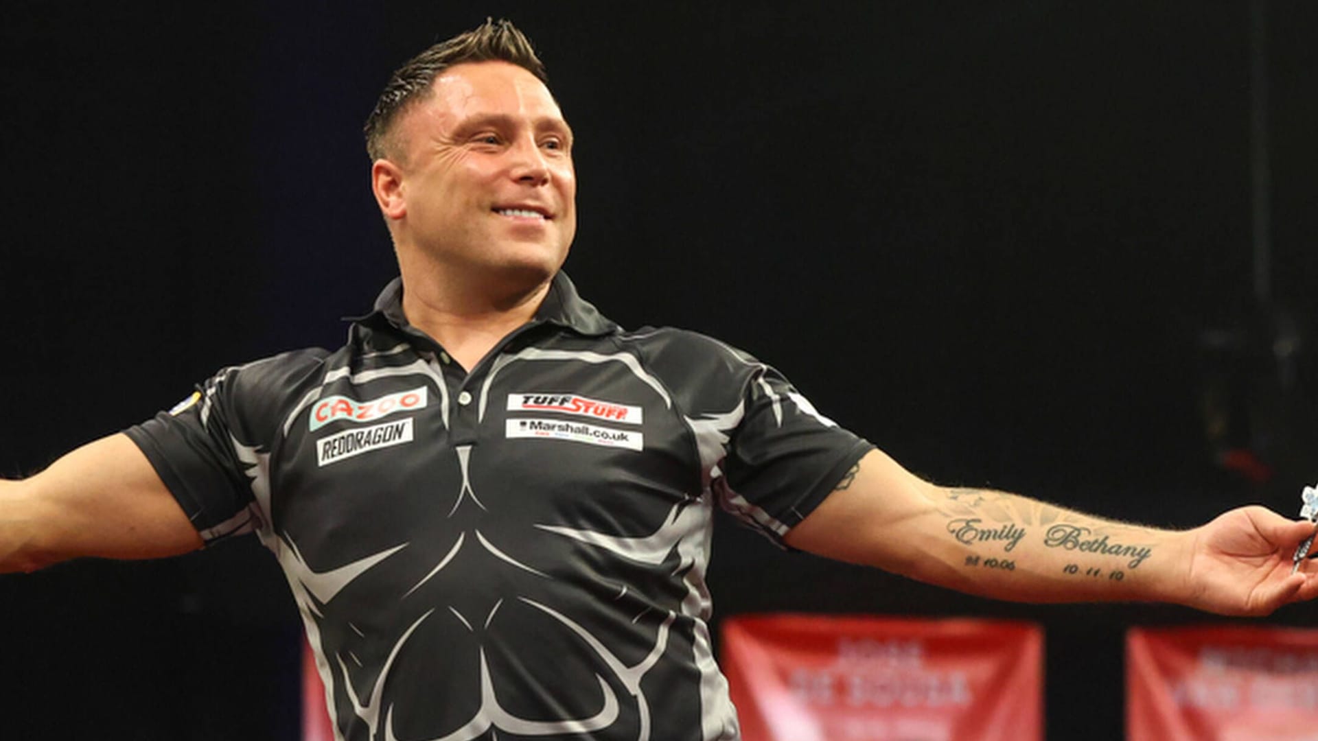 Gerwyn Price: The former rugby player is again one of the top favorites for the Darts World Cup.
