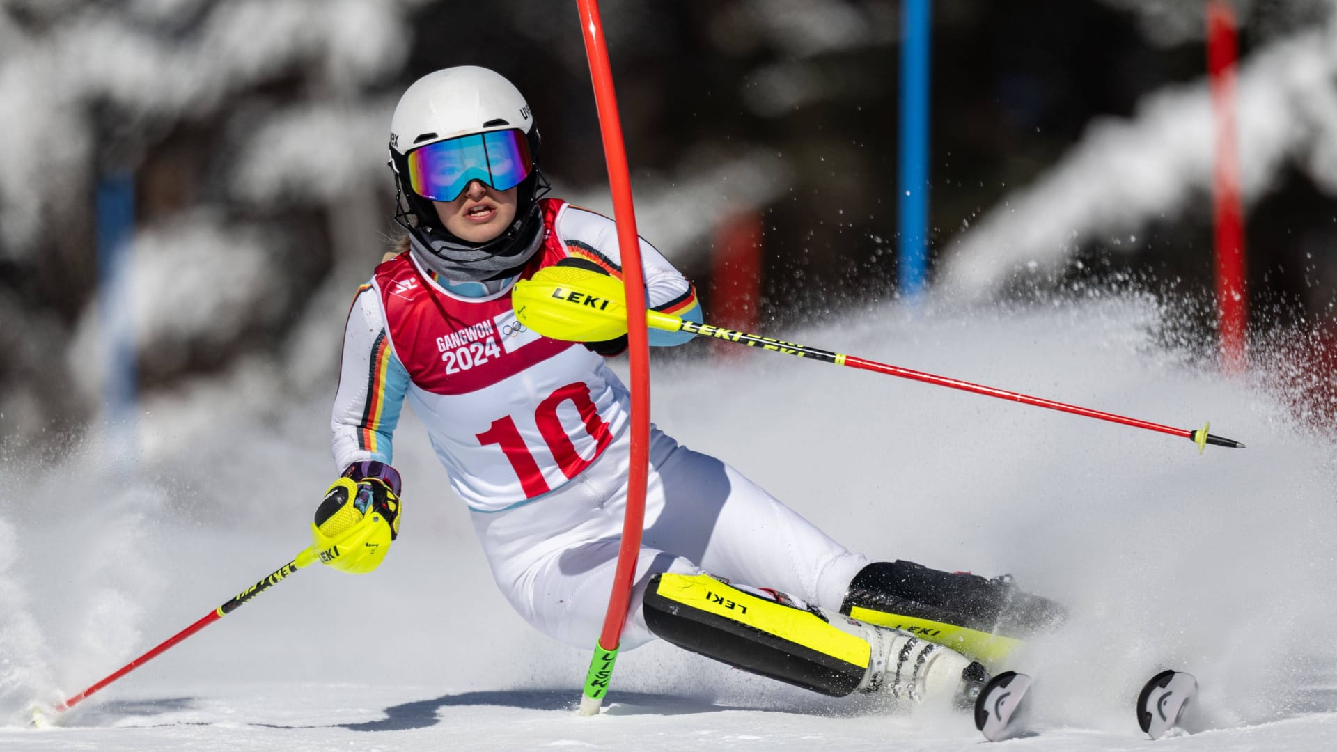 Romy Ertl: She is competing in the World Cup for the first time in Levi.