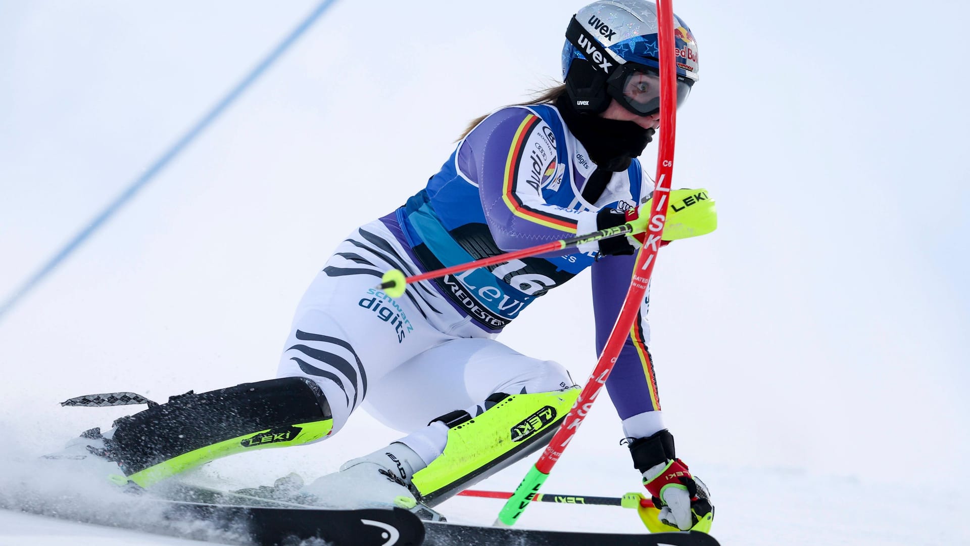 The competition surprises: Emma Aicher at the World Cup in Levi.