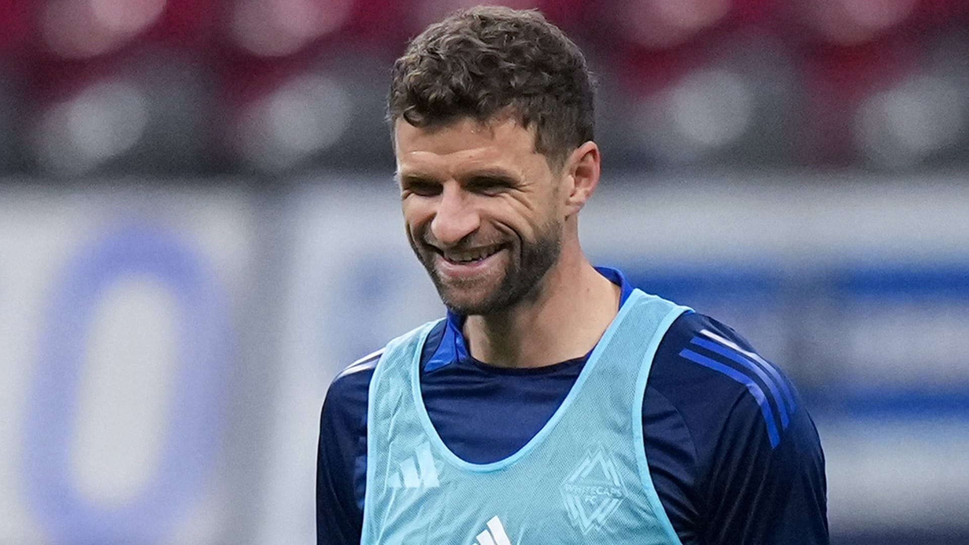 Have a good laugh: Things are going well for Thomas Müller at the Vancouver Whitecaps.