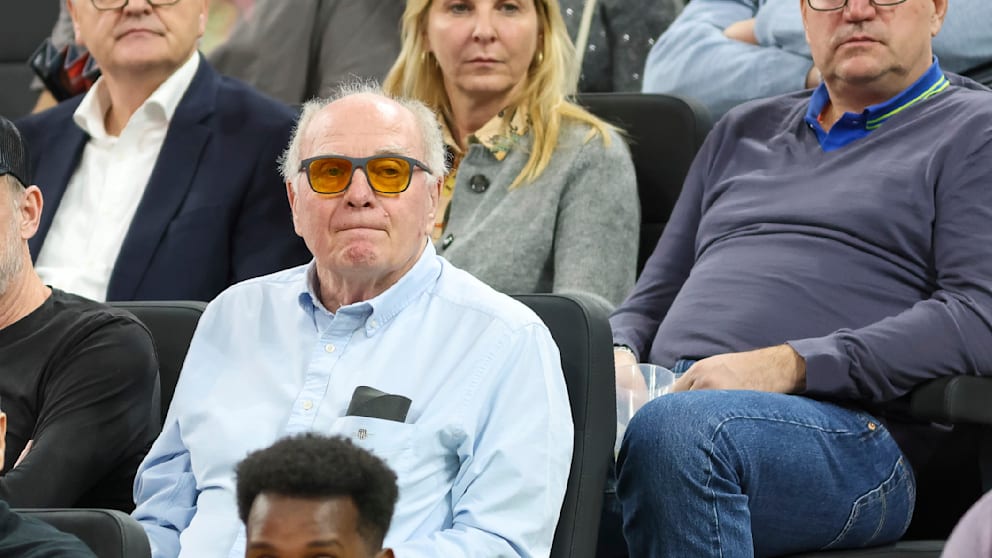 Bayern-Patron Uli Hoeneß (72) im SAP-Garden