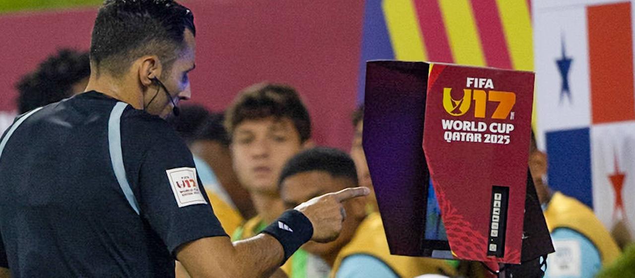 Video support at the U17 World Cup in the game between Panama and Paraguay