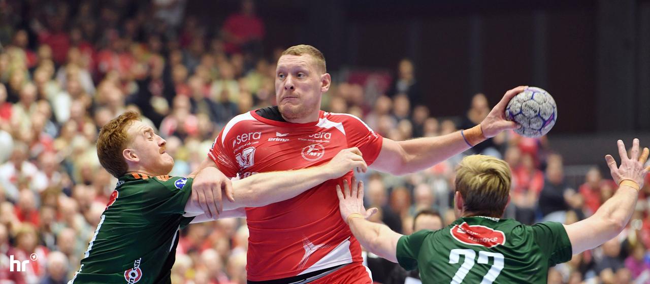 Dainis Kristopans and his colleagues had a difficult time against Hannover-Burgdorf.