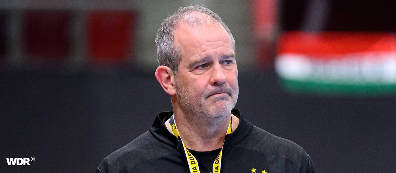 Henk Groener, coach of the handball players at Borussia Dortmund