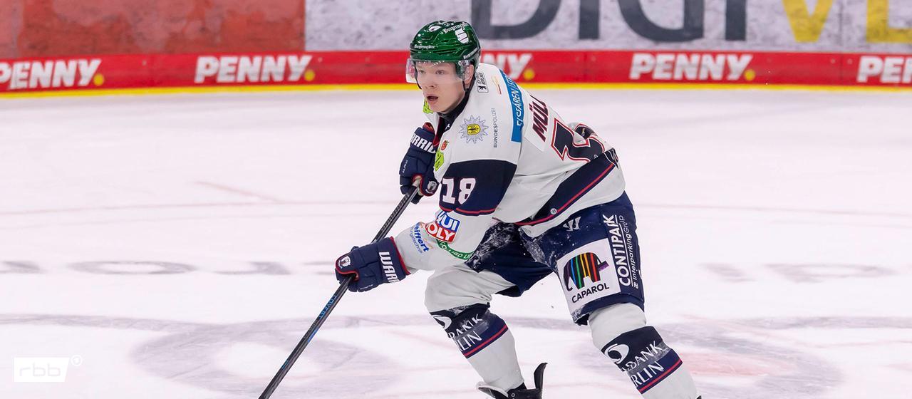 Jonas Müller from the Eisbären Berlin | Image: IMAGO/photo booth