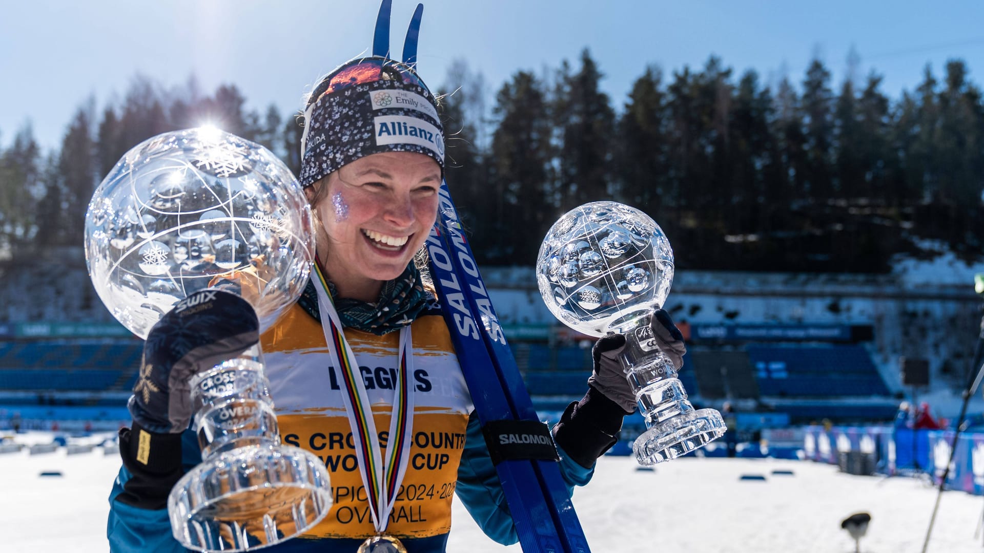 Jessie Diggins: She won Olympic gold in Pyeongchang 2018.