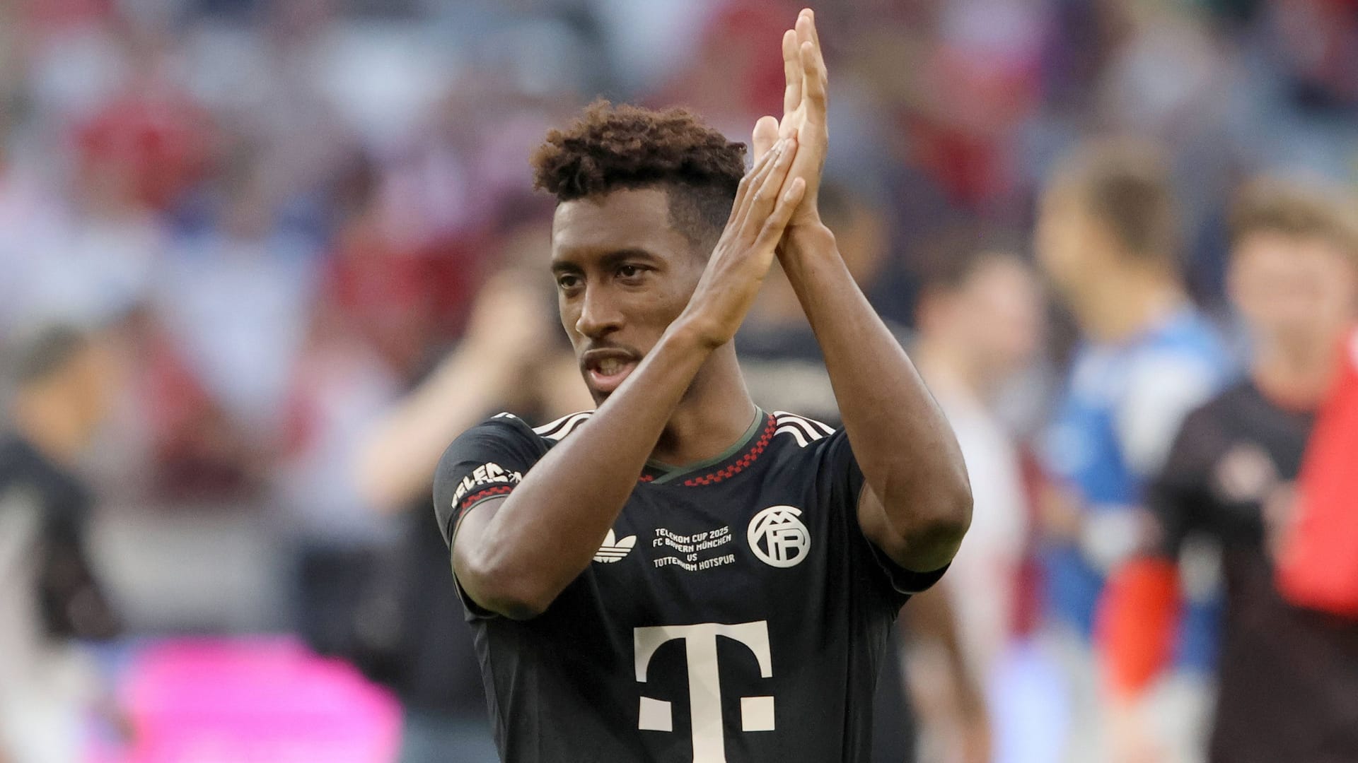 Kingsley Coman in the FC Bayern jersey: The attacker played for the German record champions from 2015 to 2025.