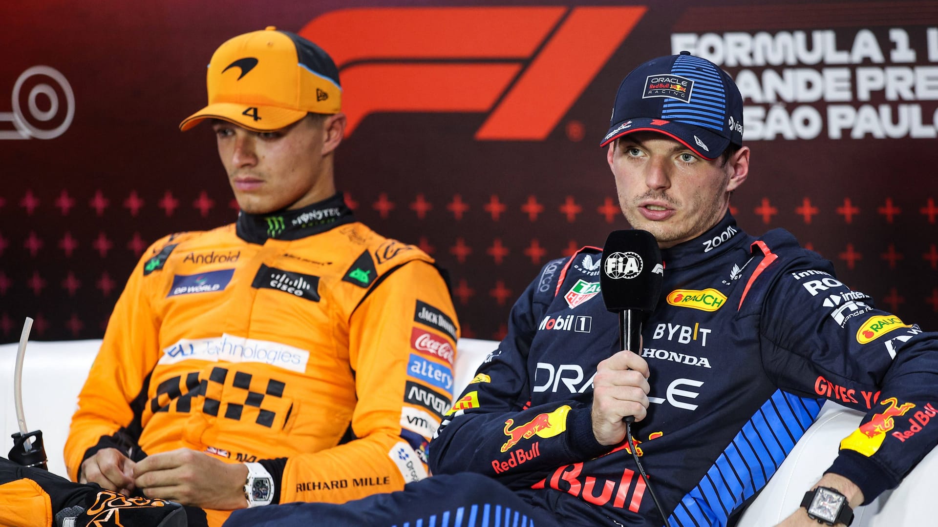 Lando Norris and Max Verstappen: They experienced two very different races in Brazil 2024.