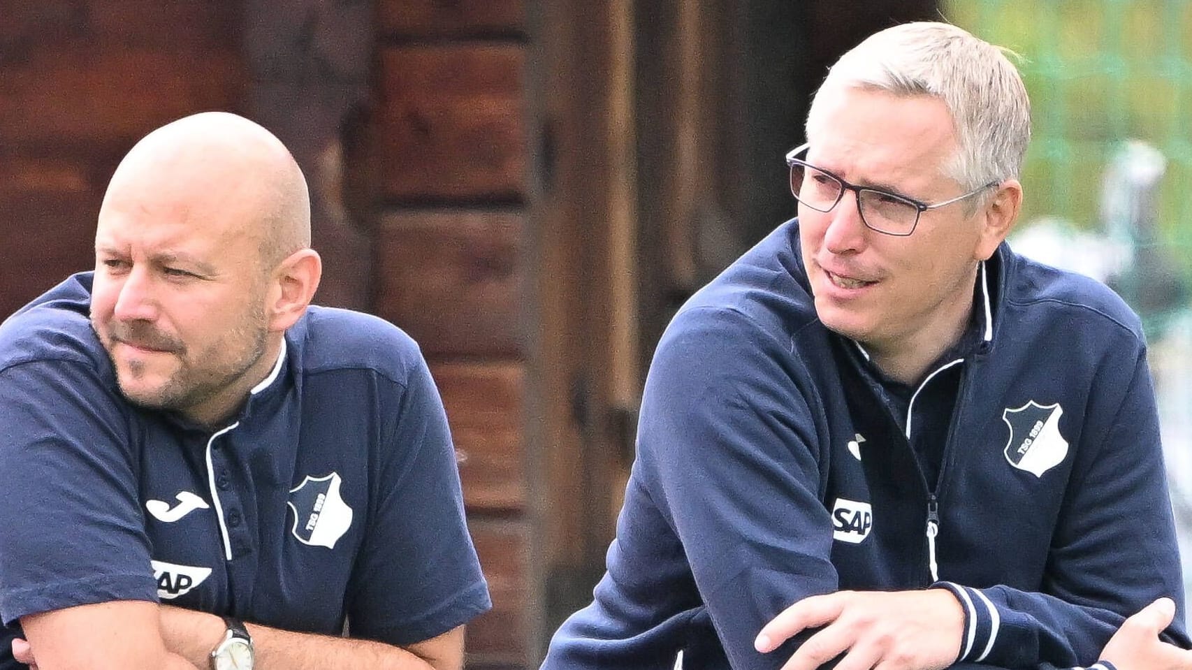 Frank Briel (r.) next to Alexander Rosen: He has previously managed the club's finances.