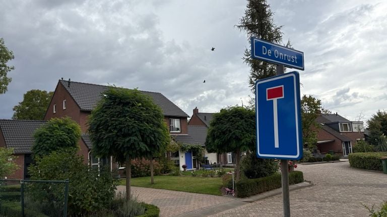 A street in the village of Moerdijk (photo: Omroep Brabant).