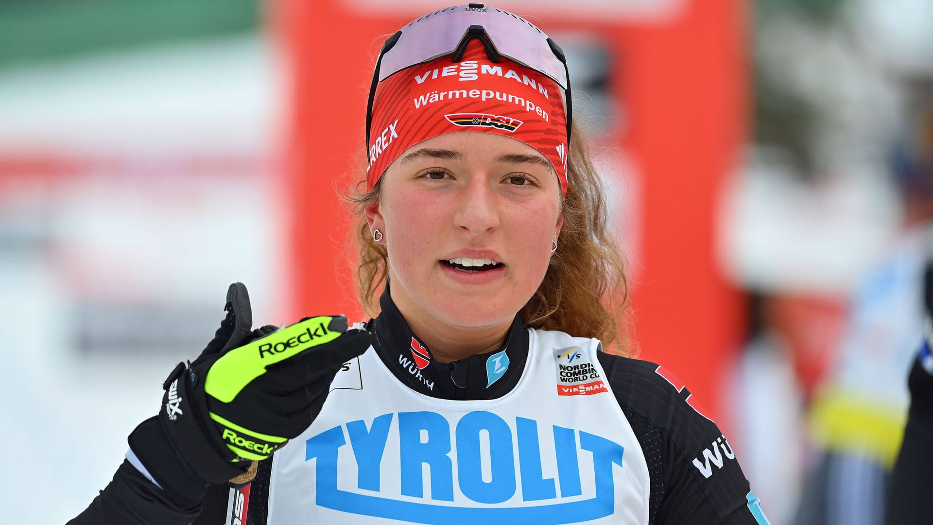 Nathalie Armbruster: The 19-year-old has already won silver three times at the Nordic World Ski Championships.