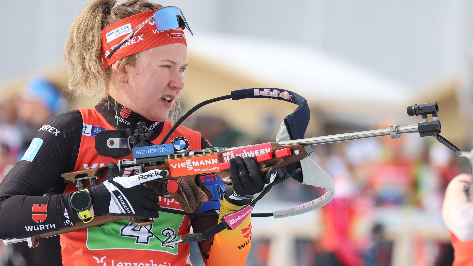 Selina Grotian: The German biathlete has already shown her skills.