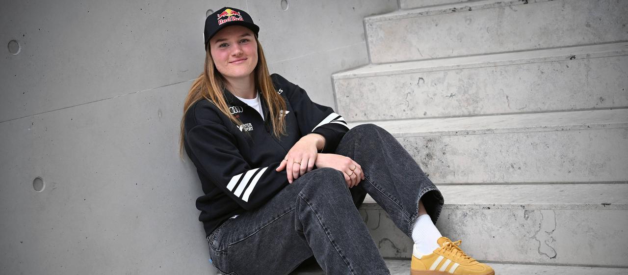 Emma Aicher at the DSV press event