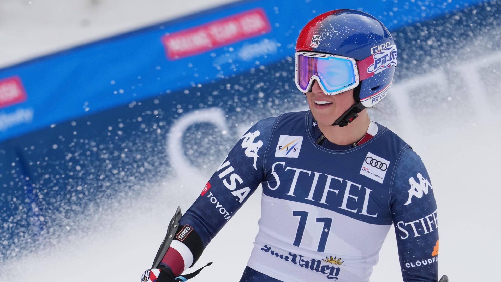 Lauren Macuga: She had one at the Olympics "Family start" planned.