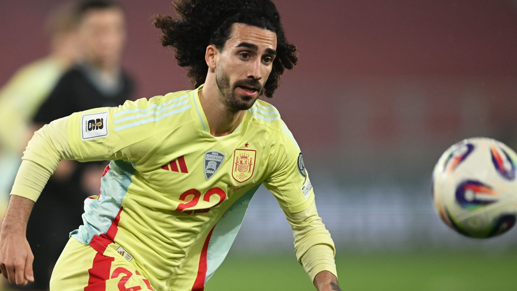 Marc Cucurella: Spain is currently in first place.