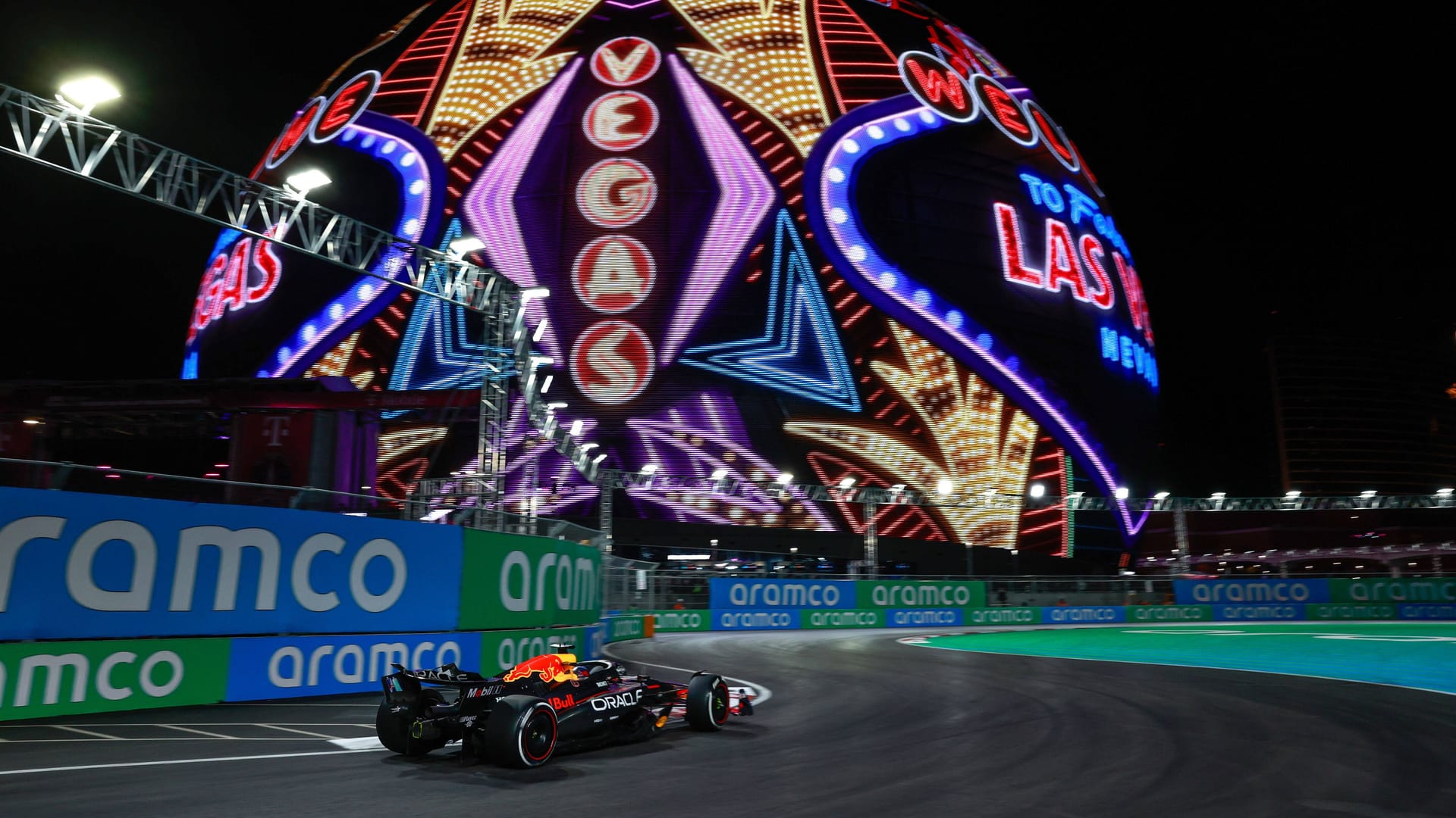 Formula 1 car on the course in Las Vegas: The organizers are still optimistic for the race weekend.