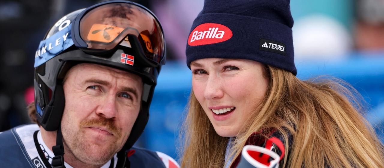 Aleksander Aamodt Kilde and Mikaela Shiffrin