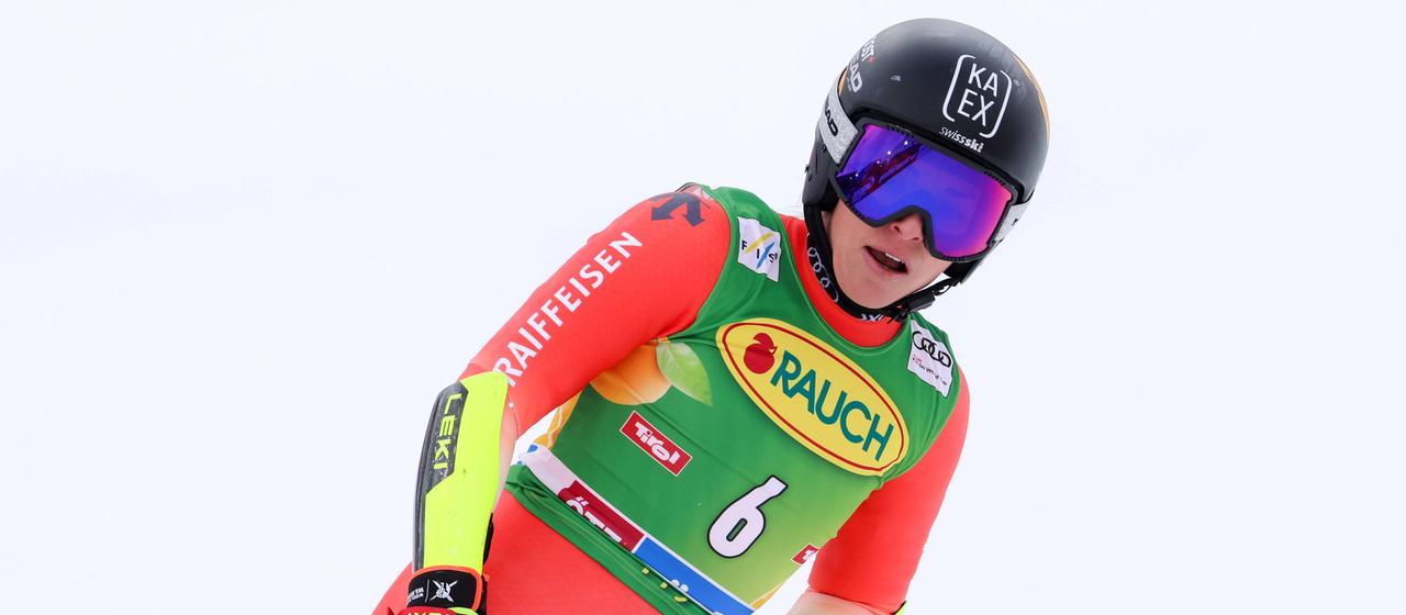 The Swiss ski racer Lara Gut-Behrami