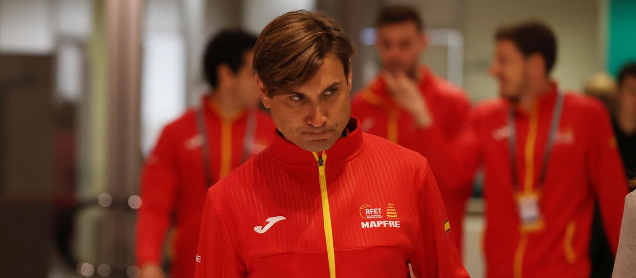 Spain's Davis Cup team captain David Ferrer