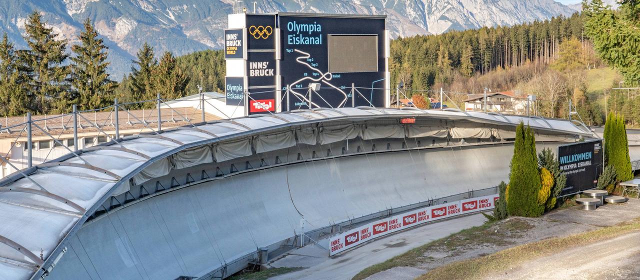 The Olympic ice channel Innsbruck