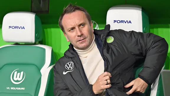 Wolfsburg's Managing Director Sport Sebastian Schindzielorz