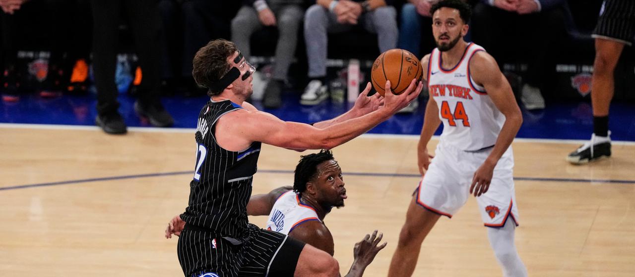 Unstoppable even with a mask: Franz Wagner.