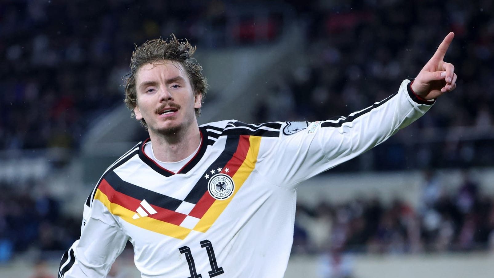 Nick Woltemade: He scored both goals for the DFB team. Nick Woltemade: He scored both goals for the DFB team.