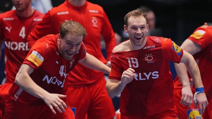 Simon Pytlick (left) and Mathias Gidsel: They will play together for Füchse Berlin in the future.