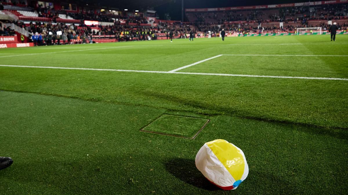 A beach ball in Montilivi