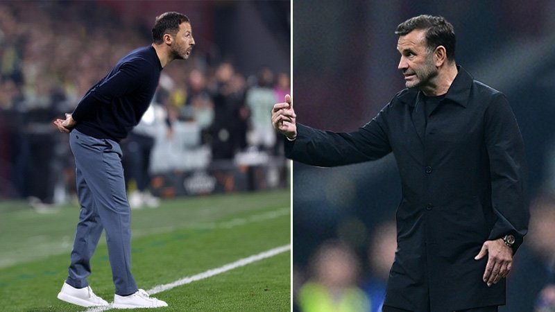 Domenico Tedesco, Okan Buruk derby report card