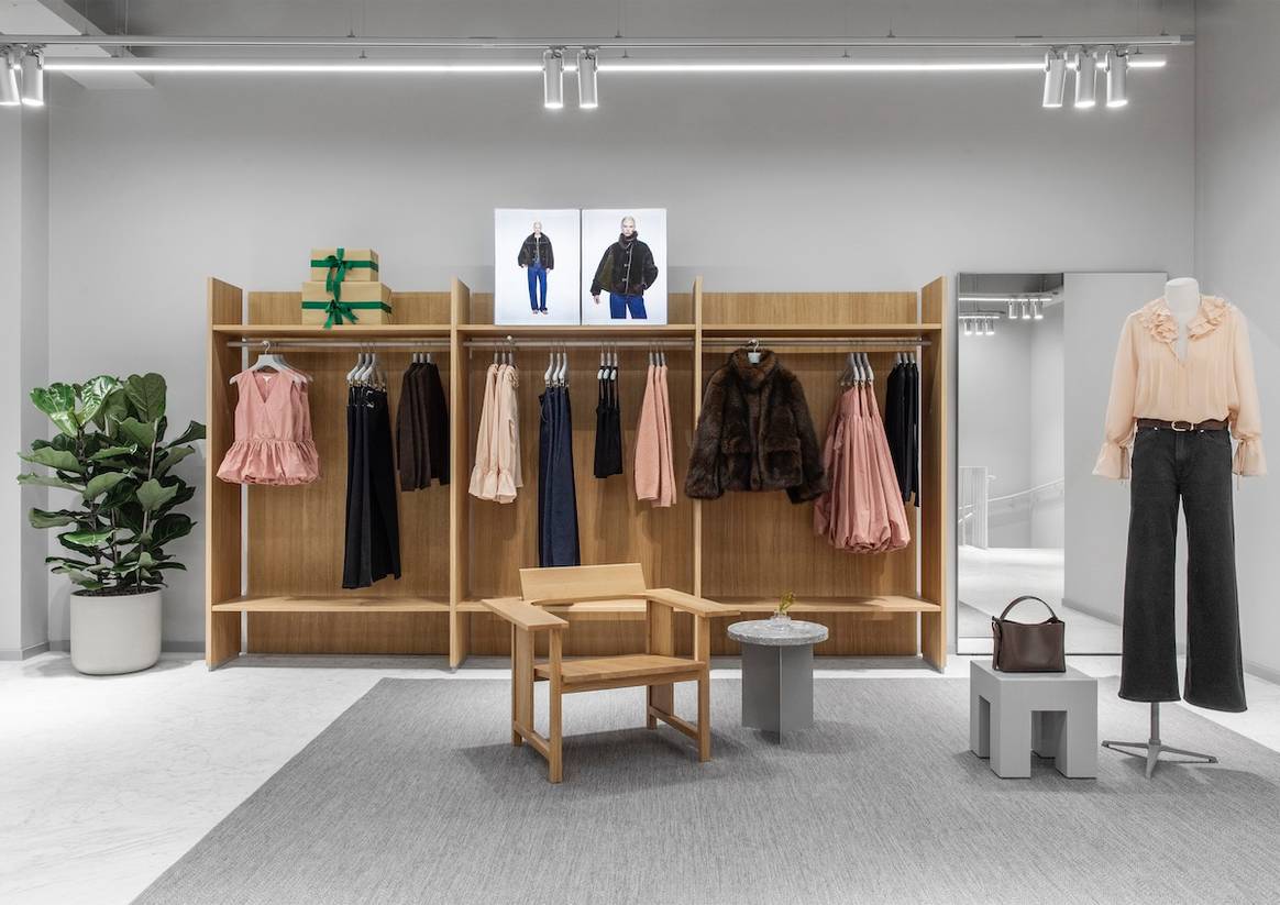 View of the new Arket store in Prague