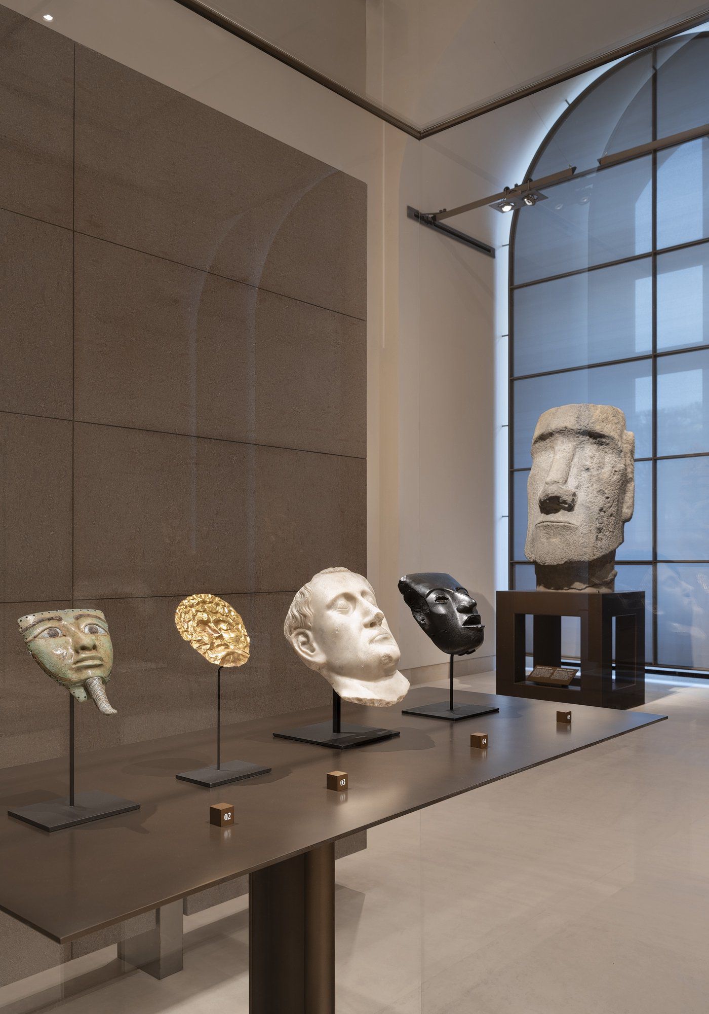 First room in the new Galerie des cinq continents.